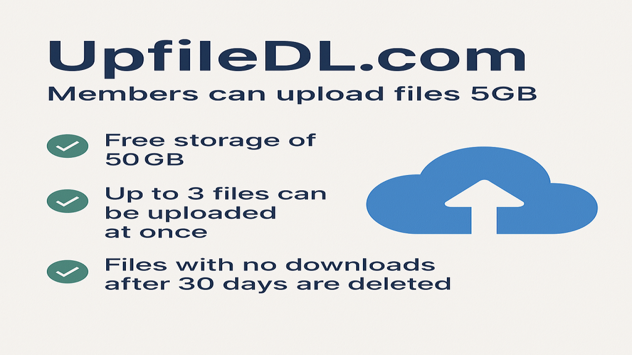 UpfileDL.com – A Free, Convenient, and Reliable File Storage Service
