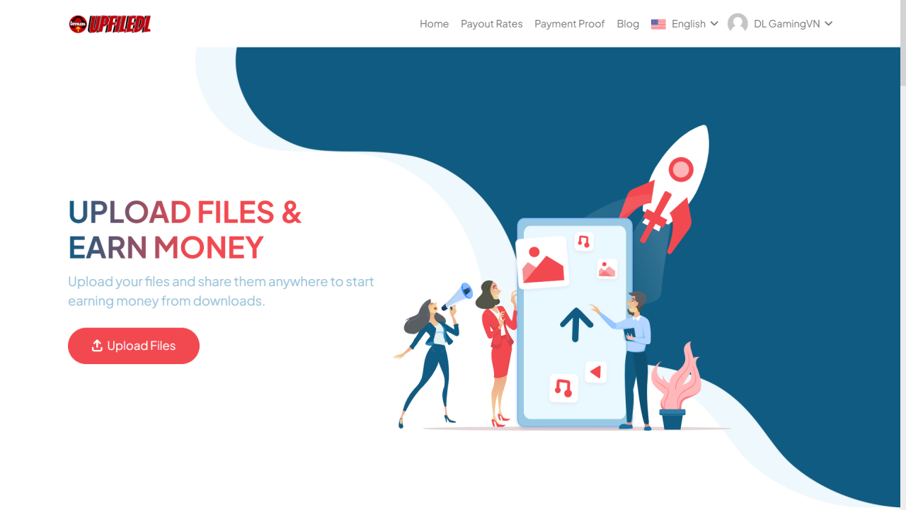 Introduction to UpFileDL.Com – Earn Money by Sharing Files