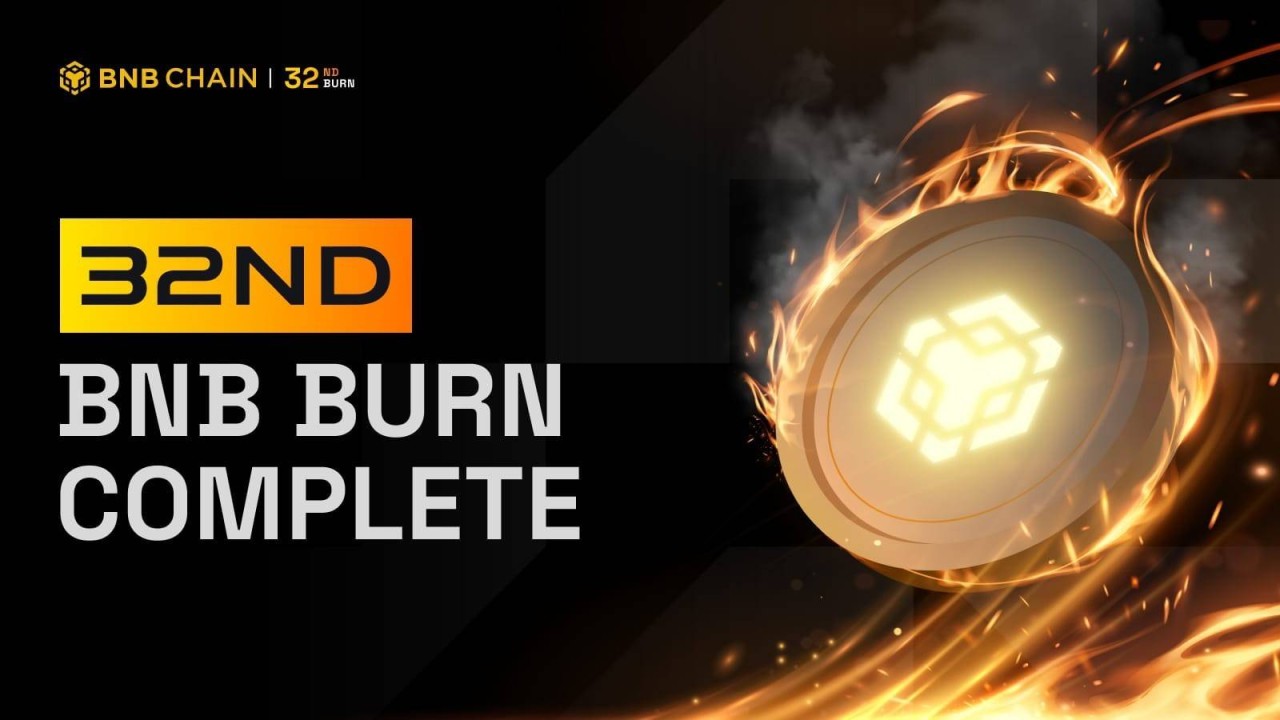 BNB Chain Burns Over $1 Billion in 32nd BNB Token Burn